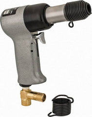 US Airtool - 3/32 & 5/32" Capacity, Air Riveting Hammer - 2-1/4" Long Stroke, 1/4" Inlet - Exact Industrial Supply