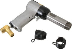 US Airtool - 1/4 & 3/16" Capacity, Air Riveting Hammer - 3-1/16" Long Stroke, 1/4" Inlet - Exact Industrial Supply