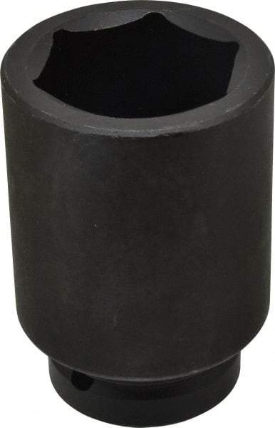 Proto - 1" Drive 2-1/8" Deep Impact Socket - 6 Points, 4-1/2" OAL - Exact Industrial Supply