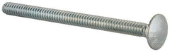 Value Collection - #10-24 UNC 2-1/2" Length Under Head, Standard Square Neck, Carriage Bolt - Grade 2 Steel, Zinc-Plated Finish - Exact Industrial Supply