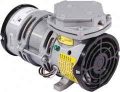 Gast - Diaphragm-Type Vacuum Pumps Horsepower: 1/16 Cubic Feet per Minute: 0.70 - Exact Industrial Supply