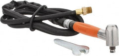 Dotco - 1/8" Collet, Angle Handle, Air Angle Die Grinder - 80,000 RPM, Rear Exhaust, 9 CFM, 0.1 hp, 90 psi, 1/8" Inlet - Exact Industrial Supply