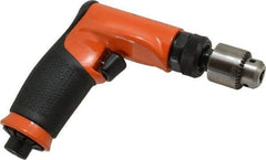 Dotco - 1/4" Keyed Chuck - Pistol Grip Handle, 3,800 RPM, 0.4 hp, 90 psi - Exact Industrial Supply