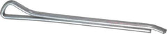 Made in USA - 1/8" Diam x 1-3/4" Long Hammerlock Cotter Pin - Grade 2, Zinc-Plated, Steel - Exact Industrial Supply