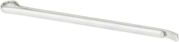 Made in USA - 1/8" Diam x 2-1/2" Long Hammerlock Cotter Pin - Grade 2, Zinc-Plated, Steel - Exact Industrial Supply