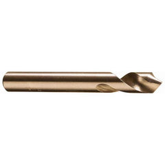 Cleveland - 1/2" Body Diam, 90°, 3-3/4" OAL, Cobalt Spotting Drill - Exact Industrial Supply