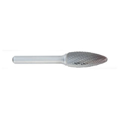 ‎SN-1 -6mm × 8mm LOC × 6mm Shank × 50mm OAL Inverted Taper Carbide Medium Tough Cut Burr - Exact Industrial Supply