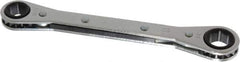 Proto - 3/8" x 7/16" 6 Point Ratcheting Box Wrench - Double End, 5-1/2" OAL, Steel - Exact Industrial Supply