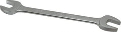 Proto - 15/16" x 1" Standard Open End Wrench - 11-1/2" OAL, Double End, Satin Finish, 15° Head Angle - Exact Industrial Supply