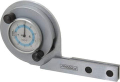 Fowler - 6, 12 Inch Long Blade, 360° Max Measurement, Bevel Protractor - Accuracy up to 5 Min, 1° Dial Graduation - Exact Industrial Supply