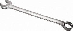 Proto - 2-3/16" 12 Point Offset Combination Wrench - 15° Offset Angle, 29-1/2" OAL, Steel, Satin Finish - Exact Industrial Supply