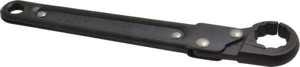 Proto - 3/4", Black Finish, Ratcheting Flare Nut Wrench - 12 Points, 7-1/4" OAL, Steel, Single End Head - Exact Industrial Supply