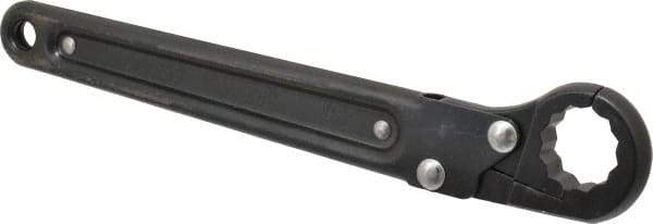 Proto - 7/8", Black Finish, Ratcheting Flare Nut Wrench - 12 Points, 9-3/8" OAL, Steel, Single End Head - Exact Industrial Supply