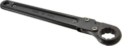 Proto - 15/16", Black Finish, Ratcheting Flare Nut Wrench - 12 Points, 9-3/8" OAL, Steel, Single End Head - Exact Industrial Supply