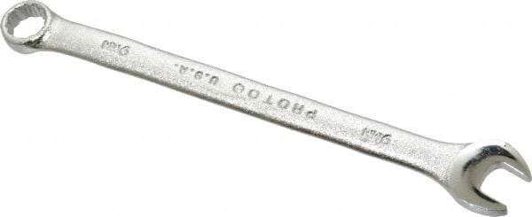 Proto - 9mm 12 Point Offset Combination Wrench - 15° Offset Angle, 5-21/32" OAL, Steel, Satin Finish - Exact Industrial Supply
