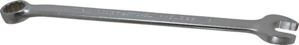 Proto - 18mm 12 Point Combination Wrench - 15° Offset Angle, 10-1/2" OAL, Steel, Satin Finish - Exact Industrial Supply