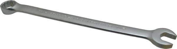Proto - 21mm 12 Point Offset Combination Wrench - 15° Offset Angle, 11-13/16" OAL, Steel, Satin Finish - Exact Industrial Supply
