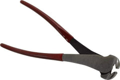 Proto - 8-1/4" OAL, End Cutting Pliers - 5/16" Jaw Length x 1-3/4" Jaw Width, Plastisol Handle - Exact Industrial Supply