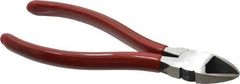 Proto - 6-1/16" OAL, Diagonal Cutter - 13/16" Jaw Length x 3/4" Jaw Width, Oval Head, Plastisol Handle - Exact Industrial Supply