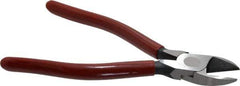 Proto - 7-5/16" OAL, Diagonal Cutter - 1" Jaw Length x 7/8" Jaw Width, Oval Head, Plastisol Handle - Exact Industrial Supply