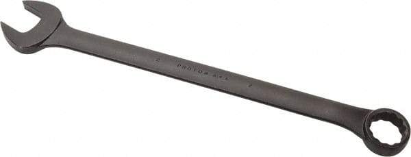 Proto - 2" 12 Point Offset Combination Wrench - 15° Offset Angle, 28" OAL, Steel, Black Finish - Exact Industrial Supply