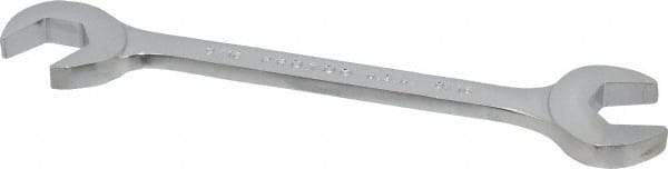 Proto - 9/16" Standard Open End Wrench - 5-5/8" OAL, Double End, Chrome Finish, 15° & 60° Head Angle - Exact Industrial Supply