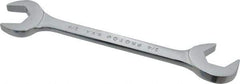Proto - 3/4" Standard Open End Wrench - 7" OAL, Double End, Chrome Finish, 15° & 60° Head Angle - Exact Industrial Supply