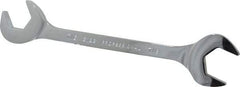 Proto - 7/8" Standard Open End Wrench - 8" OAL, Double End, Chrome Finish, 15° & 60° Head Angle - Exact Industrial Supply