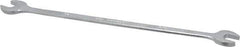 Proto - 7/16" x 1/2" Standard Extra Thin Open End Wrench - 10" OAL, Double End, Satin Finish, 15° Head Angle - Exact Industrial Supply