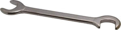Proto - 5/8" Stubby Open End Wrench - 5-3/4" OAL, Double End, Satin Finish, 15° & 75° Head Angle - Exact Industrial Supply