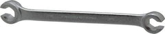 Proto - 3/8 x 7/16", Chrome Finish, Open End Flare Nut Wrench - 6 Points, 6-1/4" OAL, Steel, Double End Head - Exact Industrial Supply