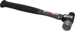 Stanley - 1 Lb Head High Carbon Steel Ball Pein Hammer - Graphite Handle, 12-3/4" OAL, Graphite with Rubber Grip - Exact Industrial Supply