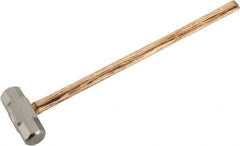 Stanley - 12 Lb Head, 35" Long Sledge Hammer - Steel Head, Wood Handle - Exact Industrial Supply