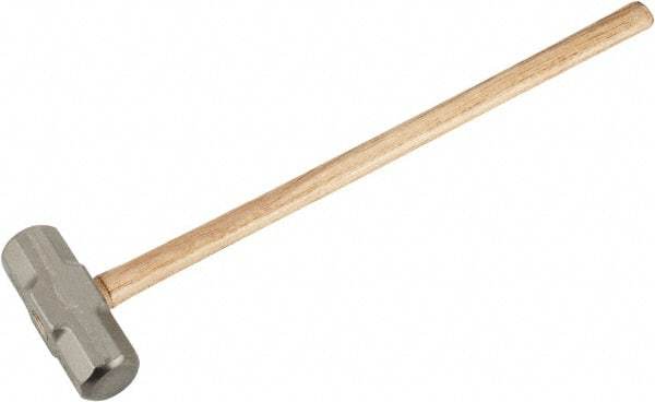 Stanley - 16 Lb Head, 35" Long Sledge Hammer - Steel Head, Wood Handle - Exact Industrial Supply