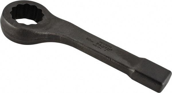 Proto - 60mm 12 Point Striking Box Wrench - Single End, 14-1/2" OAL, Steel - Exact Industrial Supply