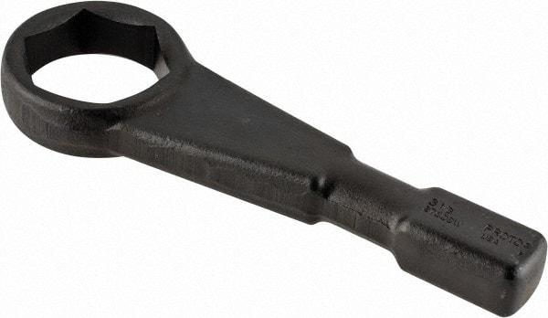 Proto - 3-1/8" 6 Point Striking Box Wrench - Single End, 4-31/64" Head Diam, 13-13/16" OAL, Steel, Black Finish - Exact Industrial Supply