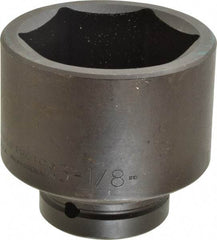 Proto - 1" Drive 3-1/8" Standard Impact Socket - 6 Points, 4-1/16" OAL - Exact Industrial Supply