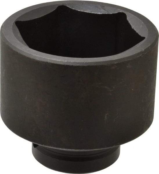 Proto - 1" Drive 3-3/8" Standard Impact Socket - 6 Points, 4-7/16" OAL - Exact Industrial Supply