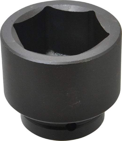 Proto - 1" Drive 65mm Standard Impact Socket - 6 Points, 3-1/2" OAL - Exact Industrial Supply