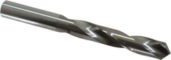 Atrax - 31/64" 118° Solid Carbide Jobber Drill - Bright Finish, Right Hand Cut, Spiral Flute, Straight Shank, 4-3/4" OAL, Standard Point - Exact Industrial Supply