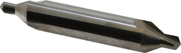 Atrax - #6 Plain Cut 60° Incl Angle Solid Carbide Combo Drill & Countersink - Exact Industrial Supply