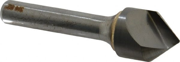 Atrax - 3/4" Head Diam, 3/8" Shank Diam, 1 Flute 82° Solid Carbide Countersink - Exact Industrial Supply
