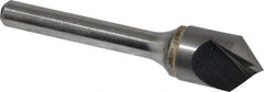 Atrax - 1/2" Head Diam, 1/4" Shank Diam, 1 Flute 90° Solid Carbide Countersink - Exact Industrial Supply