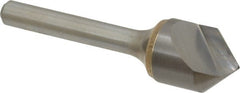 Atrax - 5/8" Head Diam, 1/4" Shank Diam, 1 Flute 90° Solid Carbide Countersink - Exact Industrial Supply
