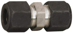 Parker - 3/4" OD, Stainless Steel Union - 1-1/16" Hex, Comp x Comp Ends - Exact Industrial Supply