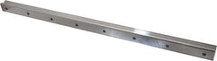 THK - 600mm OAL x 28mm Overall Width x 23mm Overall Height Horizontal Mount SSR Rail - 80mm Between Holes, 7 x 11 x 9mm Hole Size - Exact Industrial Supply