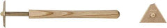 Ampco - Aluminum & Bronze Scraper Replacement Blade - 2-3/4" Blade Length x 1-1/2" Blade Width - Exact Industrial Supply