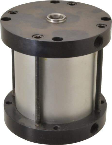 Parker - 4" Stroke x 4" Bore Double Acting Air Cylinder - 3/8 Port, 3/4-16 Rod Thread, -10 to 200°F - Exact Industrial Supply