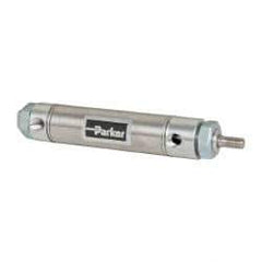 Parker - 2" Stroke x 1-1/16" Bore Double Acting Air Cylinder - 1/8 Port, 5/16-24 Rod Thread, 250 Max psi, 14 to 140°F - Exact Industrial Supply