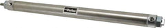 Parker - 12" Stroke x 1-1/16" Bore Double Acting Air Cylinder - 1/8 Port, 5/16-24 Rod Thread, 250 Max psi, 14 to 140°F - Exact Industrial Supply